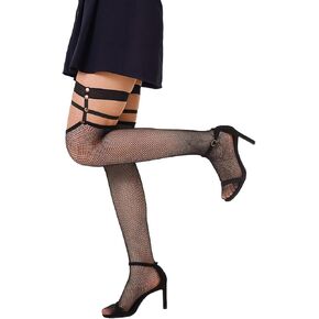 جوارب شبكية للسيدات من Abien، جوارب طويلة مثيرة وفخذ عالية، جوارب ضيقة للنساء in Kuwait