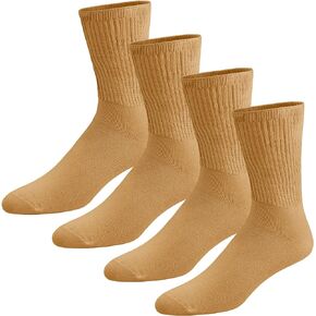 Brooklyn Socks Thin Combed Cotton Diabetic Socks, Loose, Wide, Non-Binding Neuropathy Low-Crew (Fit's Shoe Size 7-11)