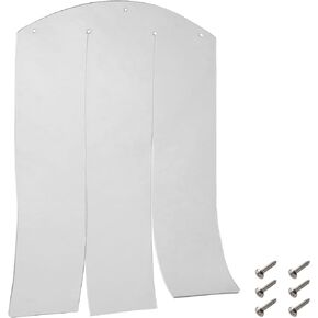 TonGass (عبوة واحدة، شفافة) أغطية بديلة لباب الكلاب متوافقة مع طراز Trixie Dog House Model 39533 يناسب مقاس 15.35 × 22.64 بوصة لبيت الكلاب، غطاء باب بديل للحيوانات الأليفة لبيوت الكلاب الخشبية الخارجية in Kuwait