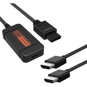 محول YEHUIM N64 HDMI، محول كابل HDMI لـ N64/SNES/Gamecube إلى محول HDMI يدعم 16:9 للتحويل على HDTV in Kuwait