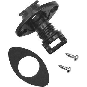 METER STAR 5pcs Universal Drain Plug Kit,Kayak Drain Plug Kit Thread Bung for Kayak Canoe Boat Set of 5 Drain Plug with 5 Rubber Gasket and 10 Screws