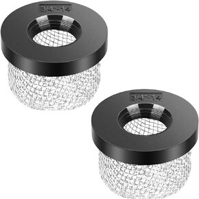 Stainless Steel Mesh Aerator Screen Strainer - Compatible with Livewell Pump, Fits ¾ Inch - 14 Female Thread - Enhancing Filtering and Aeration（4Pcs）