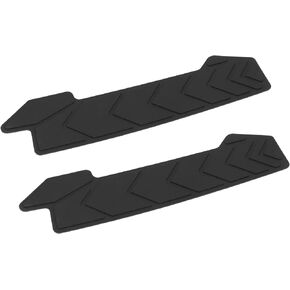 Micro Traders 2PCS Bicycle Frame Protector Bike Chain Stay Guard Silicone Cycling Frame Protection Pad Cover for All Bike Types BMX Road Bikes Mountain Bicycles Black