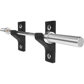 Luwint Wall Mounted Horizontal Barbell Holder, 1 Bar/2 Bars Storage Rack