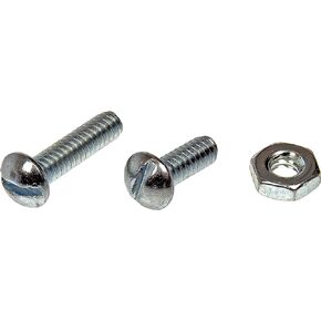 Dorman 784-600D Machine Screw With Nuts - 3/16 In.-24 X 1/2 In., 3/4 In., 24 Pack
