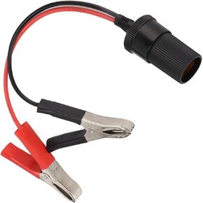 Battery Clamp Cable, Resistance Pressure Resistance Jumper Cable Clamp Insulated Durable Clip‑On for Motorcycle for Car for Boat
