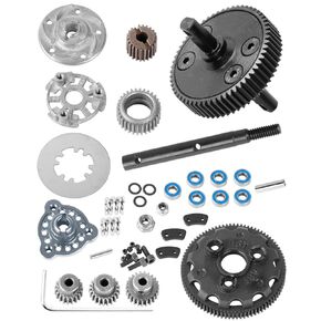 hopsupRC 48P 86T Spur Gear&Slipper Clutch&Transmission Gear&Slipper Rebuild Kit&Pressure Plate Upgrades Part for 1/10 Slash 2WD(VXL),Rustler/Stampede/Bandit 2WD(VXL) Hops up,Navy Blue