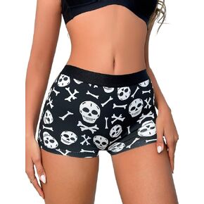 SOLY HUX Women's Graphic Female Boxer Briefs, Funny Boy Shorts Panties for Teen Girls, Cute Novelty Underwear for Women