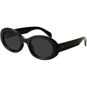mosanana Oval Retro Trendy Sunglasses for Women Cool Cute Fashion 90s Style MS52371