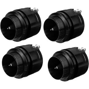 Audiopipe ATQ-1550 1 Inch 250 Watt 4 Ohm Aluminum Titanium Car Audio Bullet Tweeter with Kapton Voice Coil for Vehicle Sound System (4 Pack)
