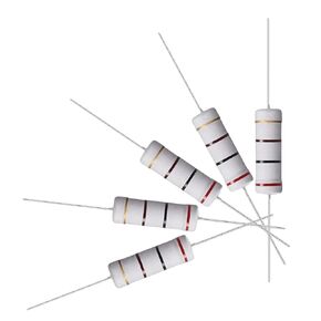 uxcell 30Pcs 200 Ohm Resistor, 5W 5% Tolerance Metal Oxide Film Resistors, Axial Lead, Flame Proof for DIY Electronic Projects and Experiments