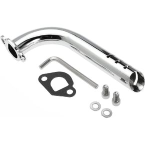 Exhaust Pipe for Predator 212cc 196cc GX160 GX200, for Baja Warrior MB165 MB200, and for Coleman CT200U BT200X CT200U for Motovox MBX20 Go Kart Mini Bike Harbor Freight Powerhorse 208