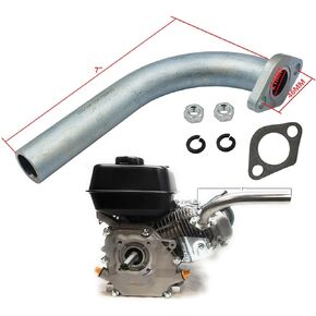 Predator 212cc Exhaust Pipe - Heavy duty 7 inch Exhaust pipe Compatible with Predator 212cc NON-HEMI & Predator HEMI/GX160/GX200/Go Kart & mini bikes