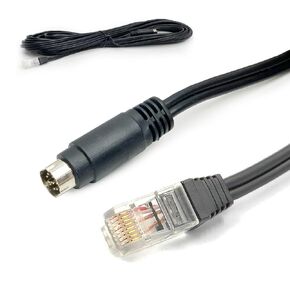 PUROSUR Compatible Speaker Cable 8-Pin DIN to RJ-45 for Bose Lifestyle Series 18, 28, 35, 38, and 48 systems Crystal Head 8 Pin Speaker Cable