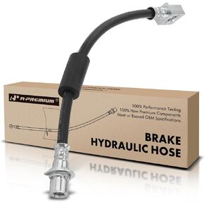 A-Premium Front Driver Brake Hydraulic Hose Compatible with Select Chevy and GMC Models - Silverado 2500 HD, Silverado 3500 HD, Sierra 2500 HD, Sierra 3500 HD, 2011-2019 - Replace# 25882061