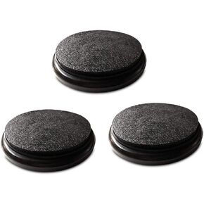 Bucket Lidz 3 Pack Black Padded Bucket Lid - Perfect Cover & Seat for Baseball, Softball, Fishing, and Hunting - Made