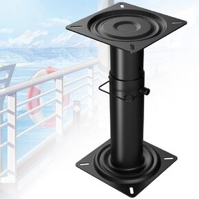 Adjustable Boat Seat Pedestal,Adjustable Height 11 ½-17 ½ Inches, Adjustable Pedestal For Boat Seat