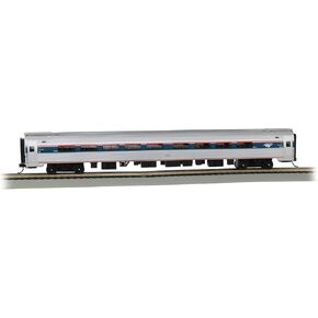 Bachmann Trains - 85' Budd Amtrak AMFLEET - I Coach - Coachclass Phase VI #82803 - HO Scale, Silver