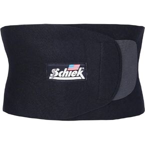 Schiek Sports Model 800 Waist Trimmer Belt - Black