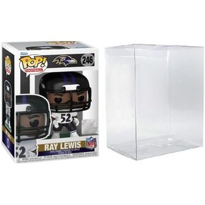 Funko Pop! Ray Lewis Baltimore Ravens NFL Legend Vinyl Figure, 3.75 Inches, Multicolored, with Protective Case