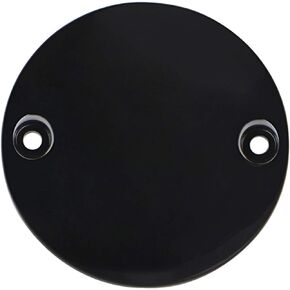 XMMT 2-Hole Aluminum Ignition Engine Timing Points Cover for Harley Big Twin Sportster 883, Chrome