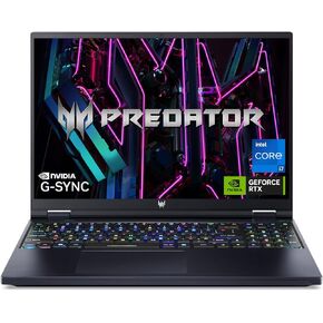 Acer Predator Helios 16 Gaming Laptop | 13th Gen Intel Core i7-13700HX | NVIDIA GeForce RTX 4070 | 16" 2560 x 1600 240Hz G-SYNC Display | 16GB DDR5 | 1TB Gen 4 SSD | Killer Wi-Fi 6E | PH16-71-72YG