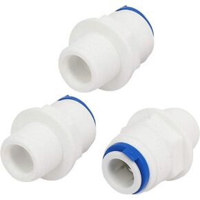 3/8-inch Tube x M16 Thread Quick Connect 3pcs for RO Water Reverse Osmosis