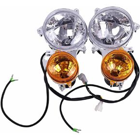 Solarhome Headlight Left Side Driver Head Light 35160-115-0100 Compatible with HiSun UTV 500 700 Massimo MSU Bennch HS YS