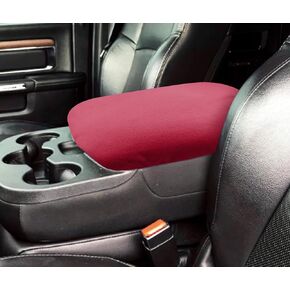MOEBULB Center Console Armrest Soft Pad Protector Cover Compatible with 1993-2023 Dodge Ram 1500 2500 3500 4500 5500 Pickup Trucks - Black