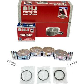DNJ PRK720D Piston and Ring Kit For 2006-2011 Subaru Forester Impreza Legacy Outback 2.5L H4 SOHC 16V Naturally Aspirated EJ253