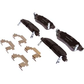 ACDelco Advantage 14D883CHF1 Ceramic Rear Disc Brake Pad Set with Clips
