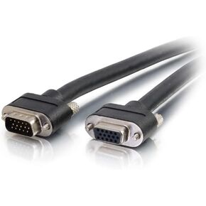 C2G Legrand VGA Video Extension Cable, 1 Foot In-Wall VGA Cable, CMG-Rated VGA Male to Female Extension Cord, 1 Count, C2G 50235