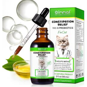 Cat Constipation Relief, 2 Fl Oz Natural Health Supplements to Help Digestion, Relief Constipation for Cat in Kuwait