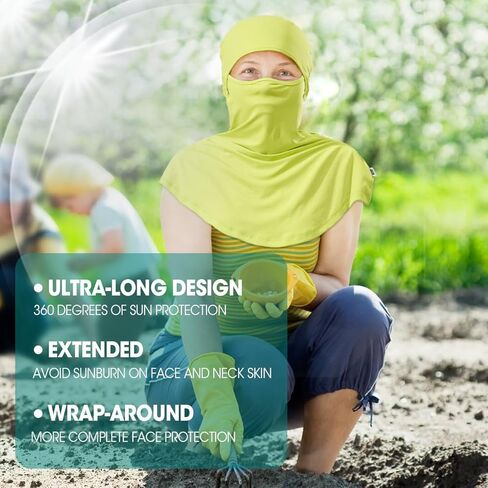 3 Pieces Balaclava Face Mask Breathable Sun Protection Motorcycle Outdoor Sport Full Face Cover for Men and Women in Saudi Arabia
