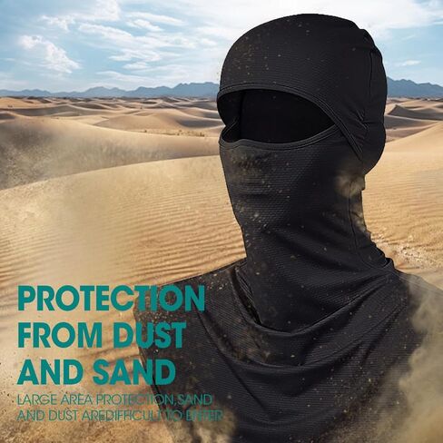 3 قطع قناع وجه بالاكلافا قابل للتنفس للحماية من أشعة الشمس للدراجات النارية في الهواء الطلق غطاء كامل للوجه للرجال والنساء in Kuwait