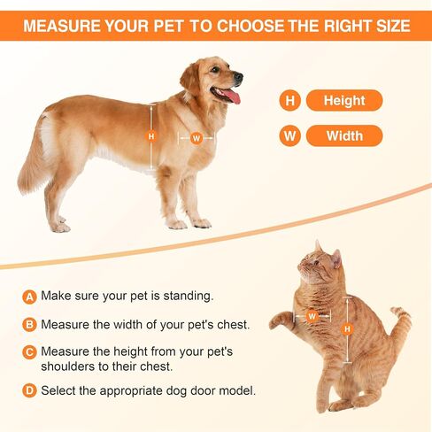 Aluminum Dog Door for Wall,Security Dog Door with Telescoping Tunnel and Sliding Locking Panel,Double Magnetic Flap, Portable Handle - Medium in Saudi Arabia