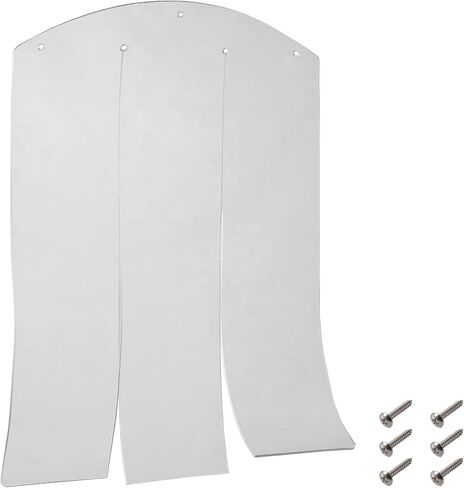 TonGass (عبوة واحدة، شفافة) أغطية بديلة لباب الكلاب متوافقة مع طراز Trixie Dog House Model 39533 يناسب مقاس 15.35 × 22.64 بوصة لبيت الكلاب، غطاء باب بديل للحيوانات الأليفة لبيوت الكلاب الخشبية الخارجية in Kuwait