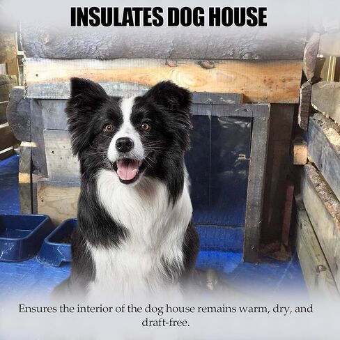 TonGass (عبوة واحدة، شفافة) أغطية بديلة لباب الكلاب متوافقة مع طراز Trixie Dog House Model 39533 يناسب مقاس 15.35 × 22.64 بوصة لبيت الكلاب، غطاء باب بديل للحيوانات الأليفة لبيوت الكلاب الخشبية الخارجية in Kuwait