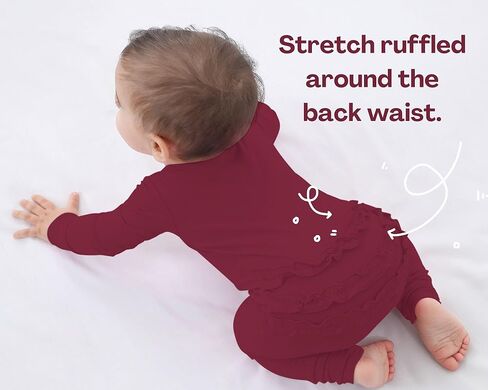 بيجامة GUISBY للأولاد الصغار، بيجامة ناعمة بسحاب مزدوج للفتيات الصغيرات 3 عبوات من عمر 0 ​​إلى 3 أشهر in Kuwait