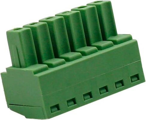 Hxchen 6-Pin 300V 8A KF2EDGK 3.81mm Pitch PCB برغي محطة كتلة موصل AWG28-16 أخضر - (20 قطعة) in Kuwait