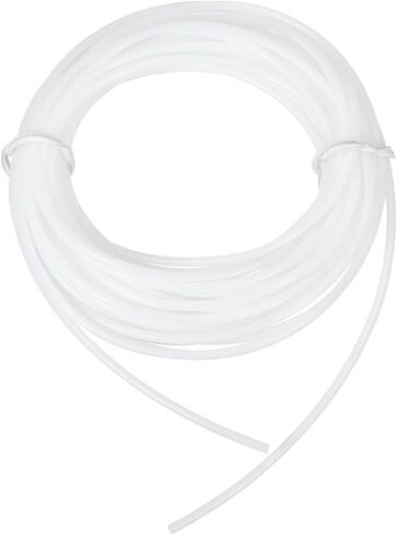 MECCANIXITY PTFE خرطوم أنابيب بطول 200 سم / 6.56 قدم، 6 مم معرف 7 مم OD أنبوب درجة حرارة عالية، خرطوم طابعة ثلاثي الأبعاد عازل أبيض للنقل in Kuwait