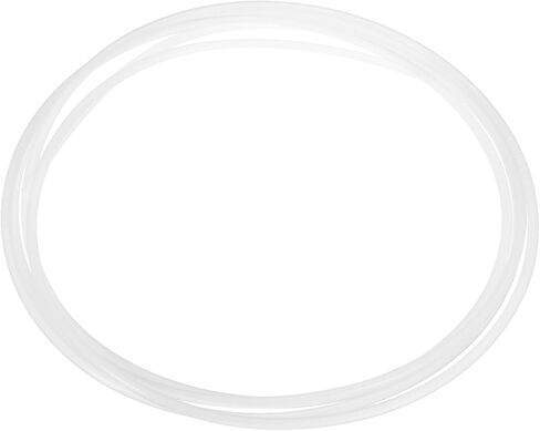 MECCANIXITY PTFE خرطوم أنابيب بطول 200 سم / 6.56 قدم، 6 مم معرف 7 مم OD أنبوب درجة حرارة عالية، خرطوم طابعة ثلاثي الأبعاد عازل أبيض للنقل in Kuwait