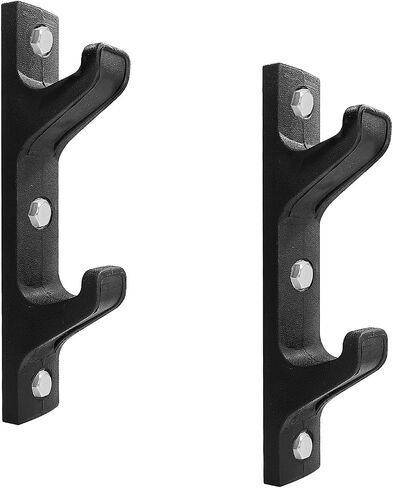 Luwint Wall Mounted Horizontal Barbell Holder, 1 Bar/2 Bars Storage Rack in Saudi Arabia