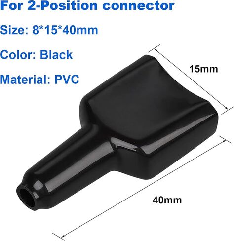 smseace 20Pcs Power Pole Connector Housing FR PVC Cover Flame Retardant Sleeve Perfect Macth for Power Pole connectors D-075 in Saudi Arabia