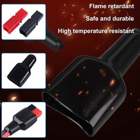 smseace 20Pcs Power Pole Connector Housing FR PVC Cover Flame Retardant Sleeve Perfect Macth for Power Pole connectors D-075 in Saudi Arabia