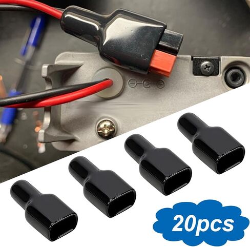 smseace 20Pcs Power Pole Connector Housing FR PVC Cover Flame Retardant Sleeve Perfect Macth for Power Pole connectors D-075 in Saudi Arabia