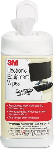 مناديل تنظيف المعدات الإلكترونية 3M CL610، 5-1/2 بوصة × 6-3/4 بوصة، 80 قطعة in Saudi Arabia