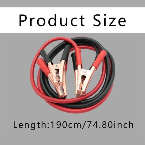 Jump Starter Cable, Car Battery Jumper Cables, Automotive Replacement Car Jumper Cable, Heavy Duty Automotive Booster Cables, Quick Connect Jumper Cables Suitable for Car Truck SUV in Saudi Arabia