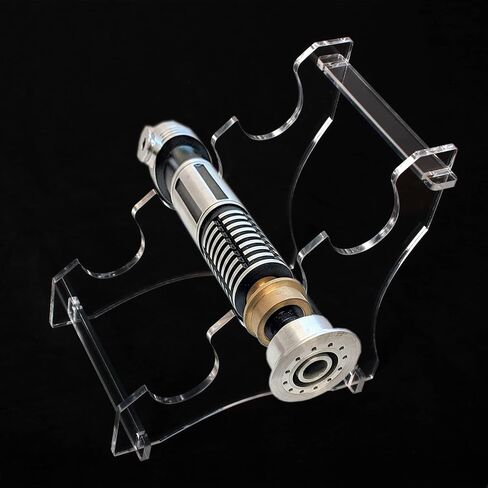 WANLIAN Lightsaber stand sword stand sword hook 3-layer acrylic desktop lightsaber display stand sword stand display stand sword stand holder (Black) in Saudi Arabia