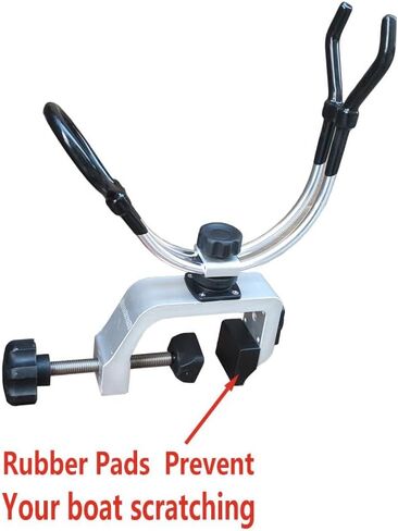 Brocraft 2Pcs Heavy Duty Fishing Pole Rod Holder with Aluminum Universal Clamp (Generation 2) in Saudi Arabia
